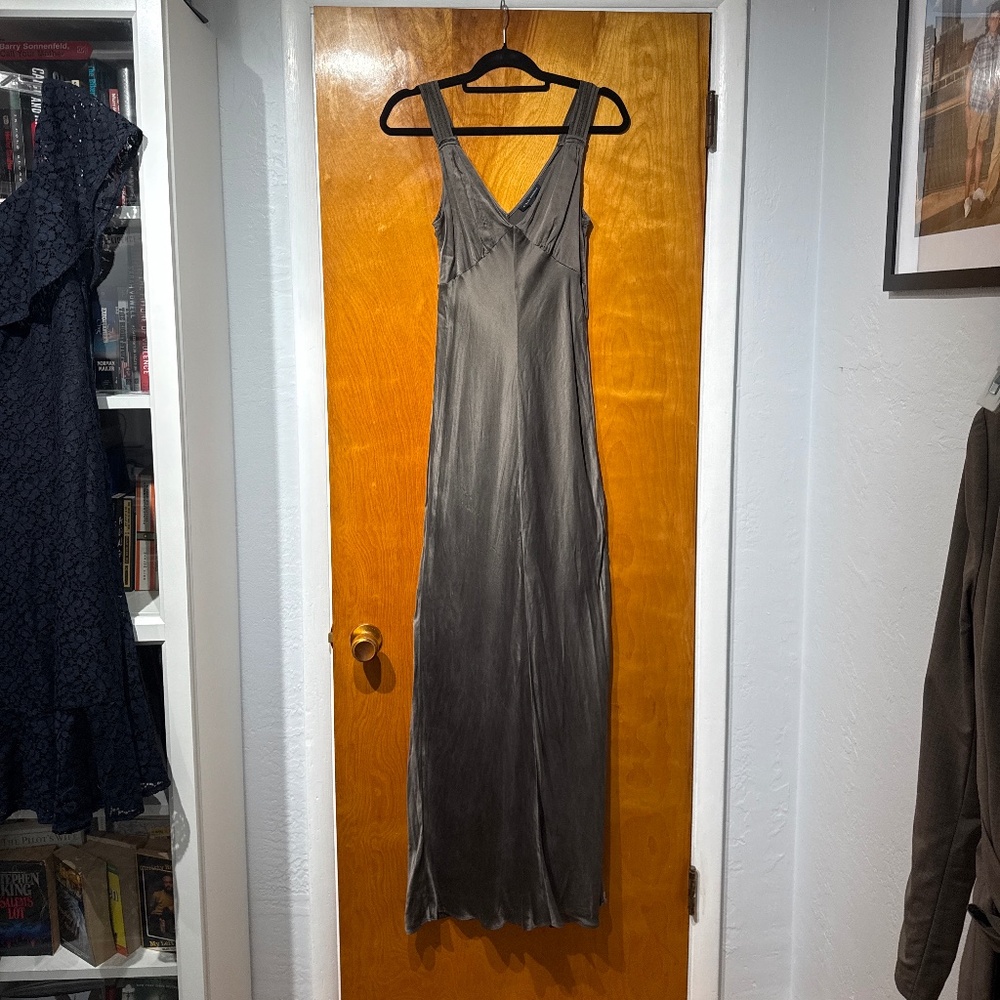 Banana Republic silk maxi sleeveless dress size 10